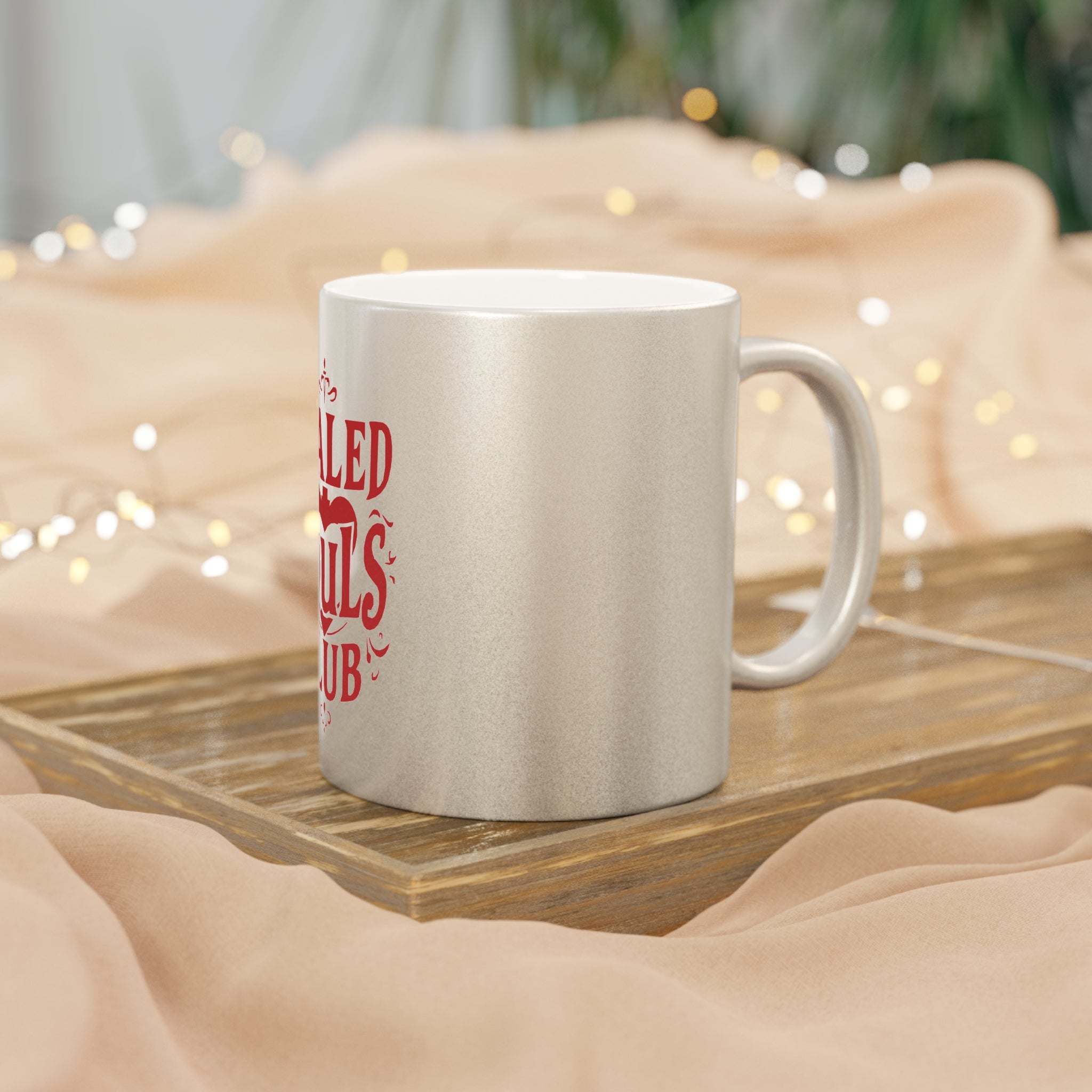 Mug - Healed Souls Club - Metallic Silver/Gold Mug