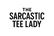 simple text logo for The Sarcastic Tee Lady